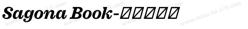 Sagona Book字体转换